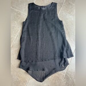 RUDSAK Black Mesh Detail Top